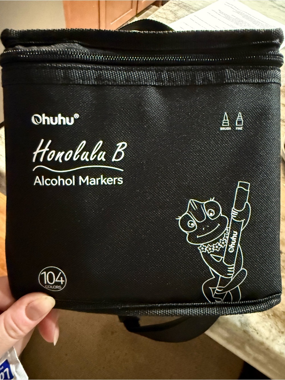 Ohuhu Honolulu B Alcohol Marker Carry Case — Black